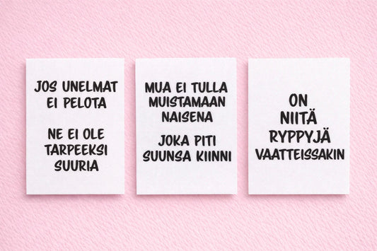 Postikortti - Jos unelmat ei pelota - Lempi Lifestyle