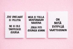 Postikortti - Jos unelmat ei pelota - Lempi Lifestyle