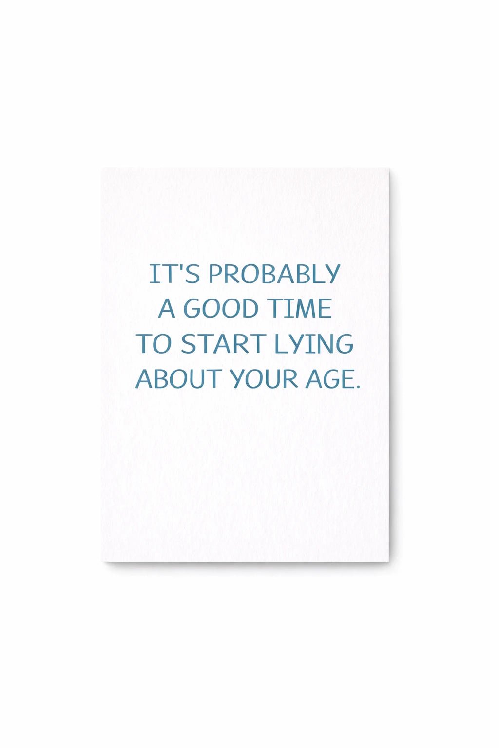 Postikortti - Lying about your age - Lempi Lifestyle