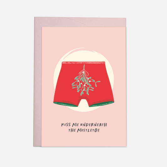 Postikortti Mistletoe I Joulukortti - Lempi Lifestyle