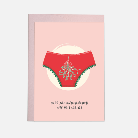 Postikortti Mistletoe I Joulukortti - Lempi Lifestyle