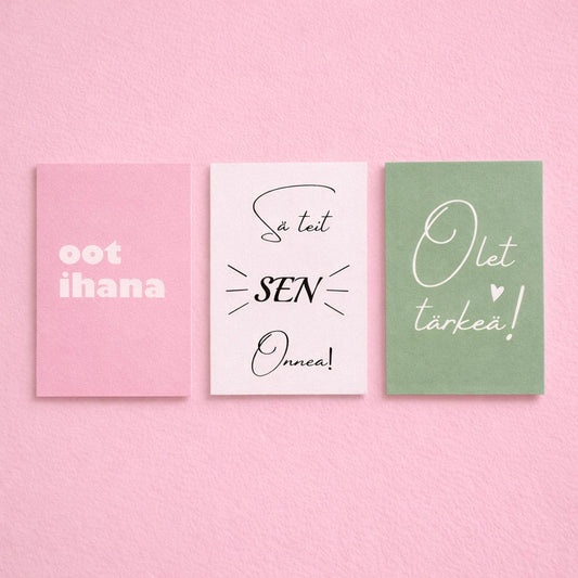Postikortti - Olet Tärkeä! - Lempi Lifestyle