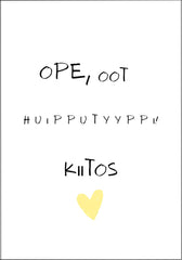 Postikortti - Ope, oot huipputyyppi kiitos! - Lempi Lifestyle