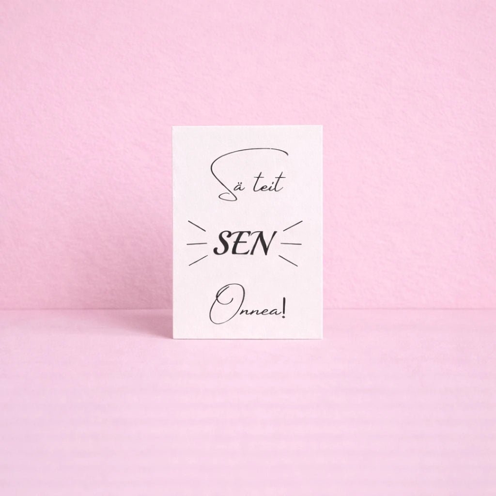 Postikortti - Sä teit SEN onnea! - Lempi Lifestyle