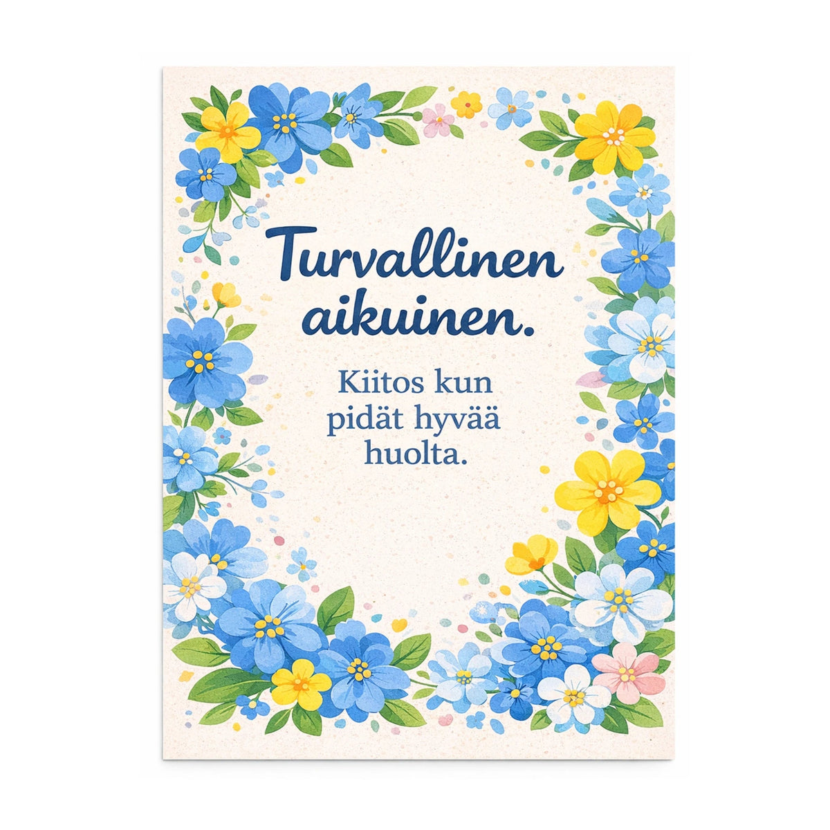 Postikortti - Turvallinen aikuinen. - Lempi Lifestyle