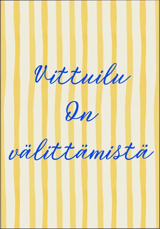 Postikortti - Vittuilu on välittämistä - Lempi Lifestyle