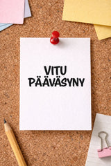 Postikortti - Vitu pääväsyny - Lempi Lifestyle