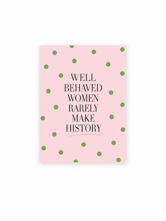 Postikortti - Well behaved women - Lempi Lifestyle