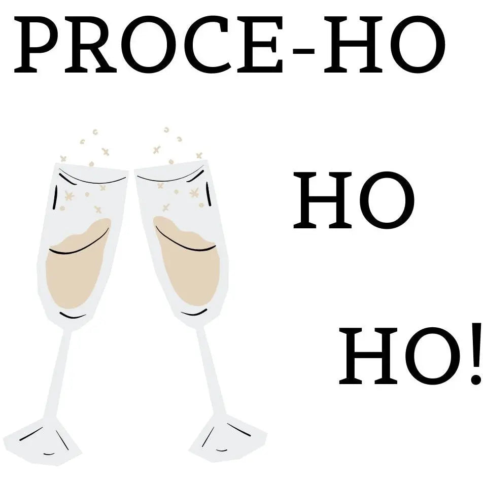 Proce-Ho-Ho-Ho! - kortti - huumorikortit, joulu,