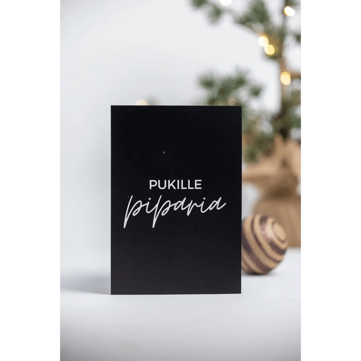 Pukille Piparia - Kortti - Lempi Lifestyle