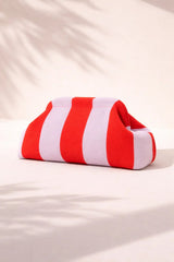 Raidallinen meikkilaukku – värikäs kosmetiikkapussi - Lempi Lifestyle