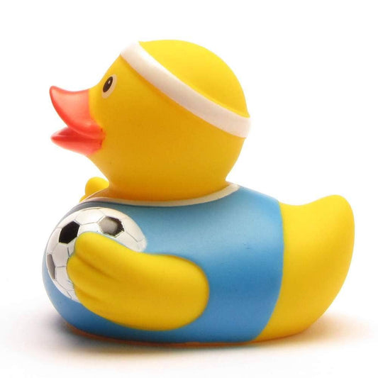 Rubber Duck Footballer (blue jersey) - rubber duck - Lempi Lifestyle