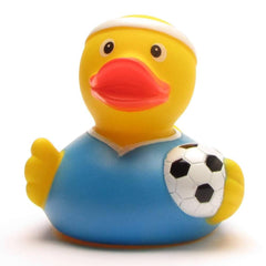 Rubber Duck Footballer (blue jersey) - rubber duck - Lempi Lifestyle