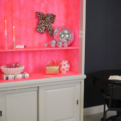 Rusetti leopardikuviolla I iso topattu koristerusetti 32 x 40 cm - Lempi Lifestyle