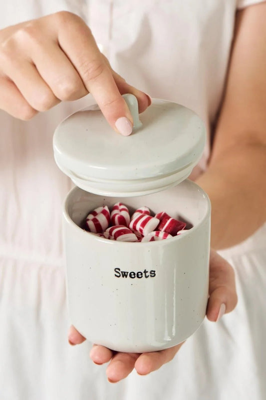 Säilytyspurkki kannella – keraaminen purkki keittiöön Sweets - Lempi Lifestyle