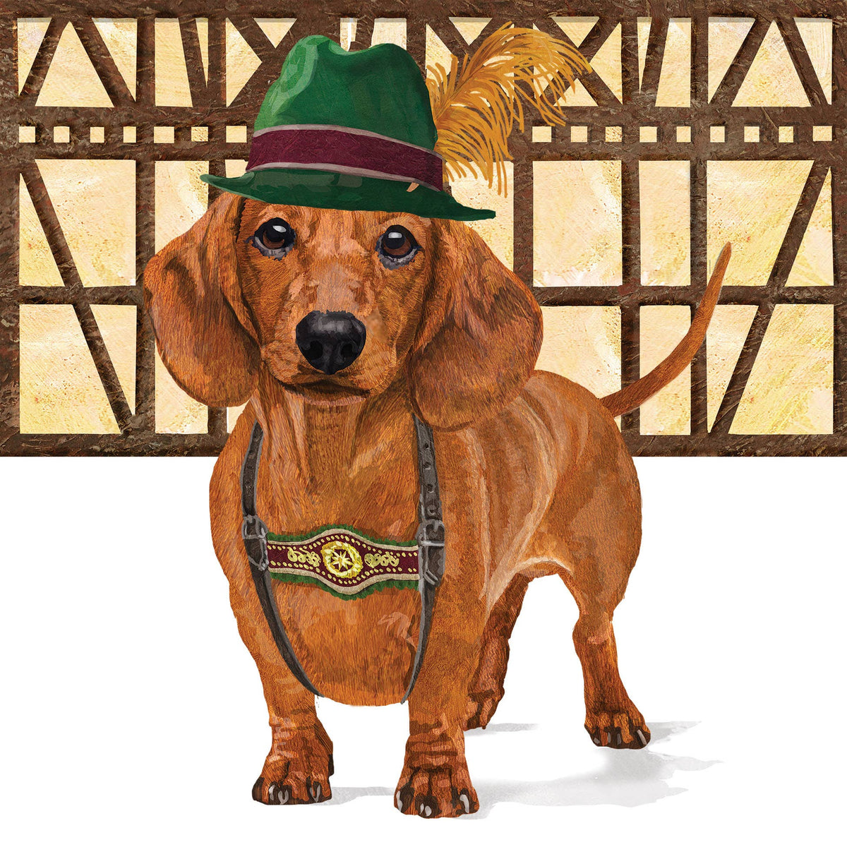 Servetti koira - aiheinen 33x33 cm - Lempi Lifestyle