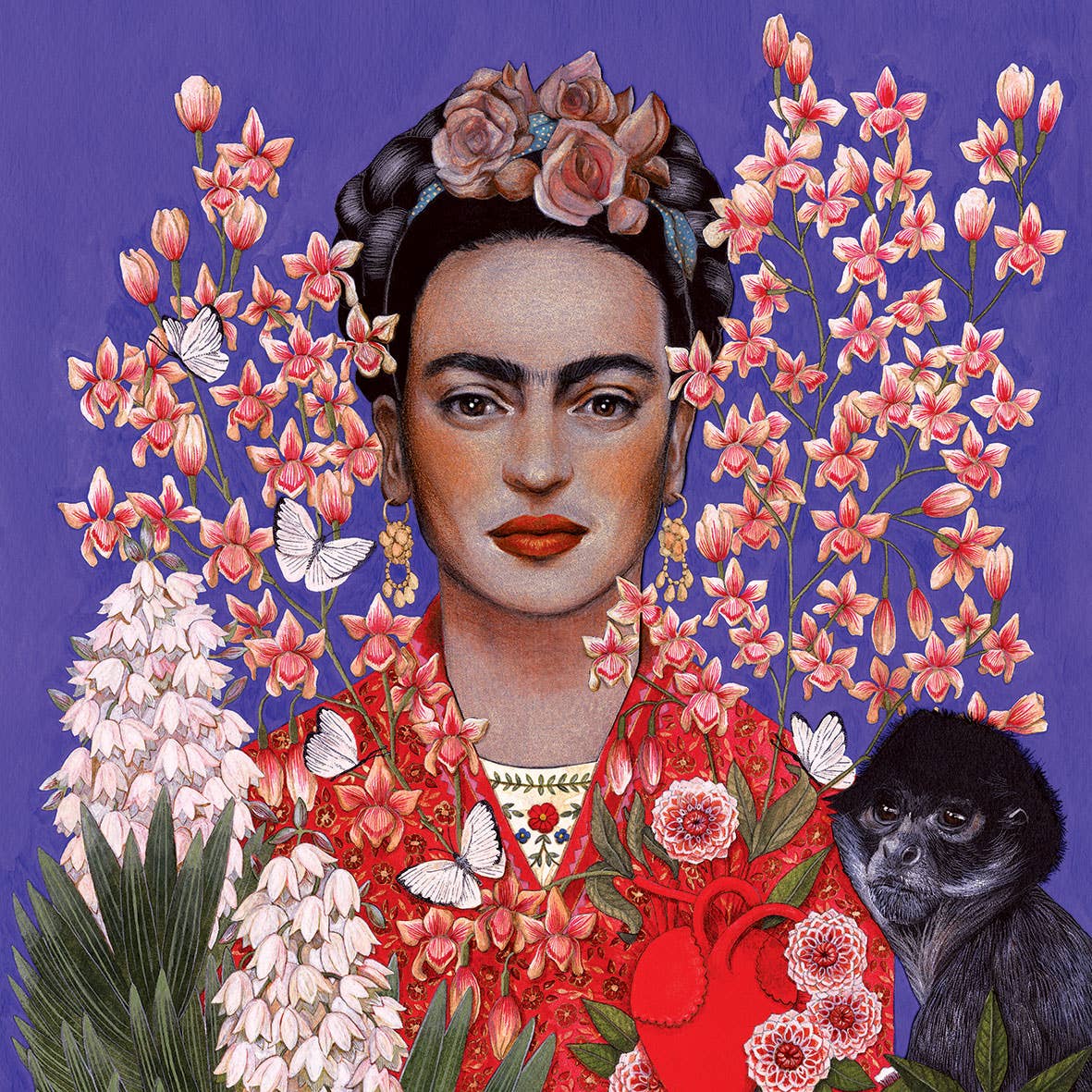 Servetti - Lautasliina Frida Kahlo 33 x 33 cm - Lempi Lifestyle