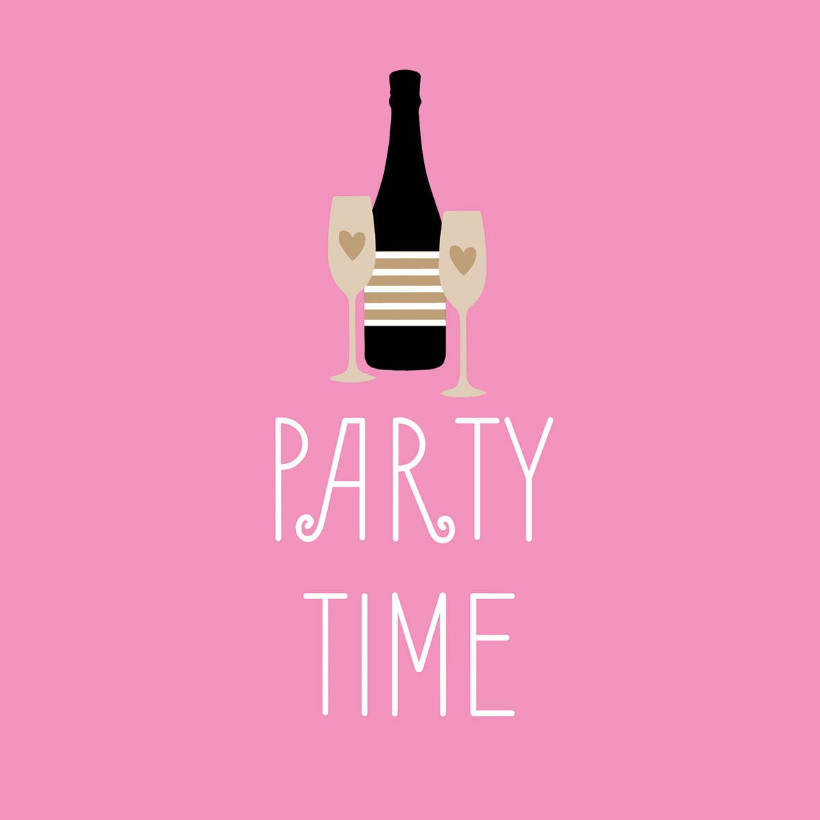 Servetti - Lautasliina Party time! 33X33 cm - Lempi Lifestyle