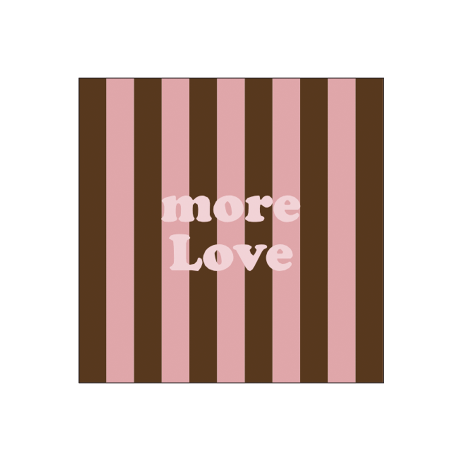 Servetti more love, raitakuvio - Lempi Lifestyle