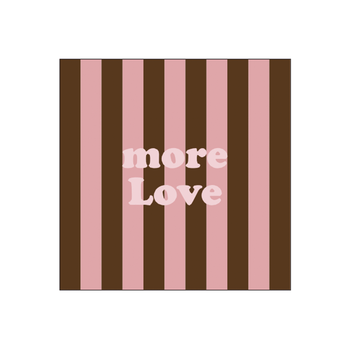 Servetti more love, raitakuvio - Lempi Lifestyle