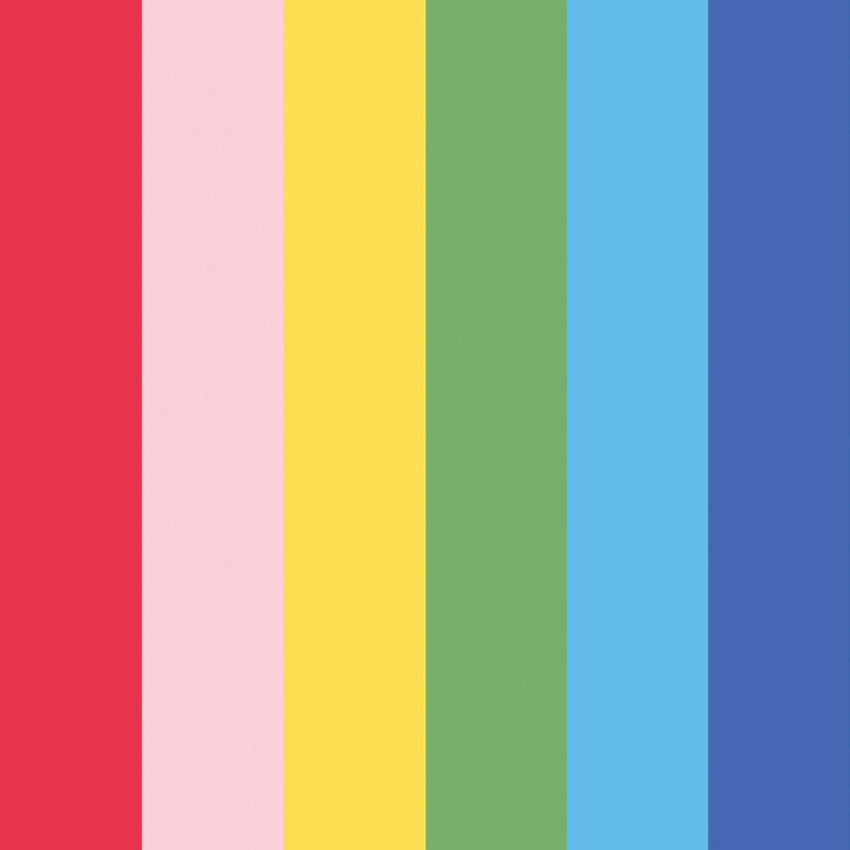 Servetti sateenkaari - Rainbow lautasliinat 33x33 cm - Lempi Lifestyle