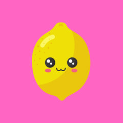 Sisustuslaatta 10x10cm - Sitruuna - Lempi Lifestyle