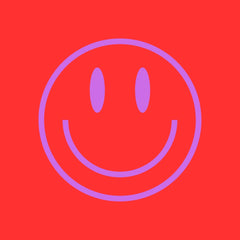 Sisustuslaatta 10x10cm - SMILEY - Lempi Lifestyle