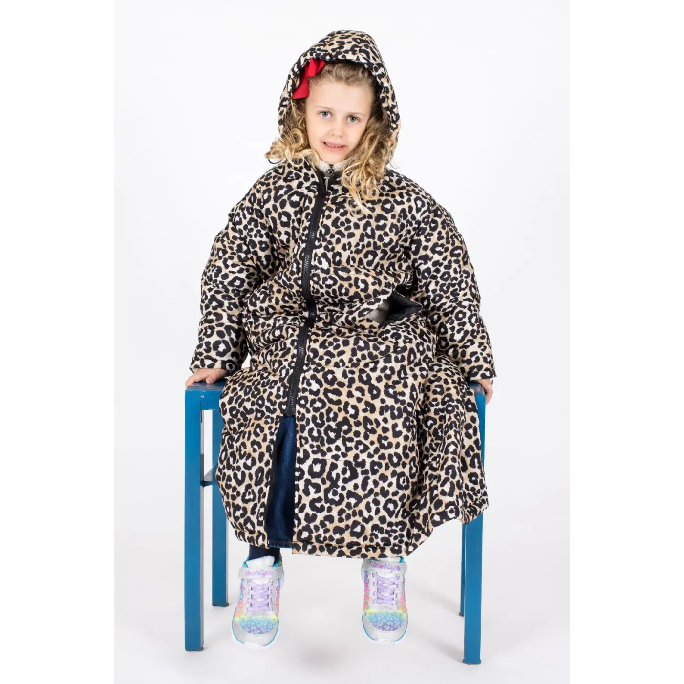 Sittingsuit Kids Snow Leopard - Leopardikuosinen Takki