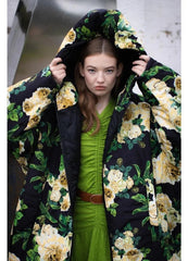 Sittingsuits Takki WINTER GARDEN - Tumma Kukkakuosi - Lempi Lifestyle