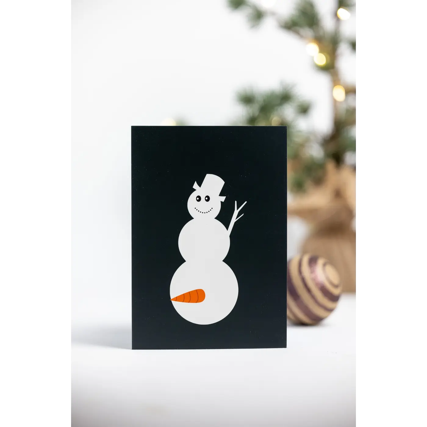 Snowman - kortti - huumorikortit, joulu, joulukortit, kiva,
