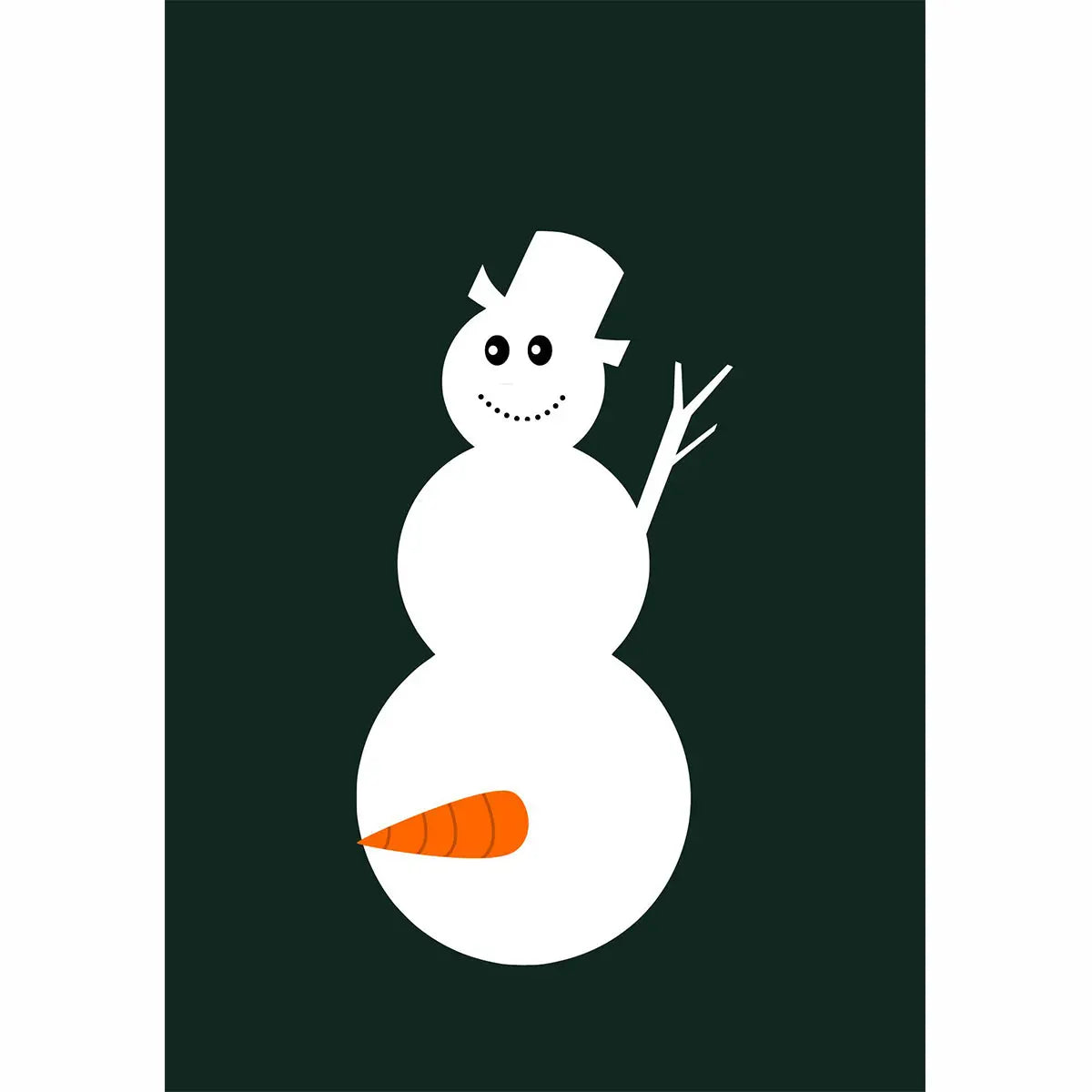 Snowman - Kortti | huumorikortit, joulu, joulukortit, kiva,