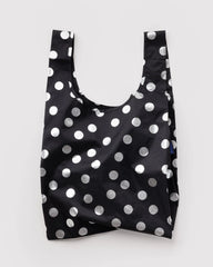 Standard Baggu kestokassi - Silver Metallic Polka Dot - Lempi Lifestyle