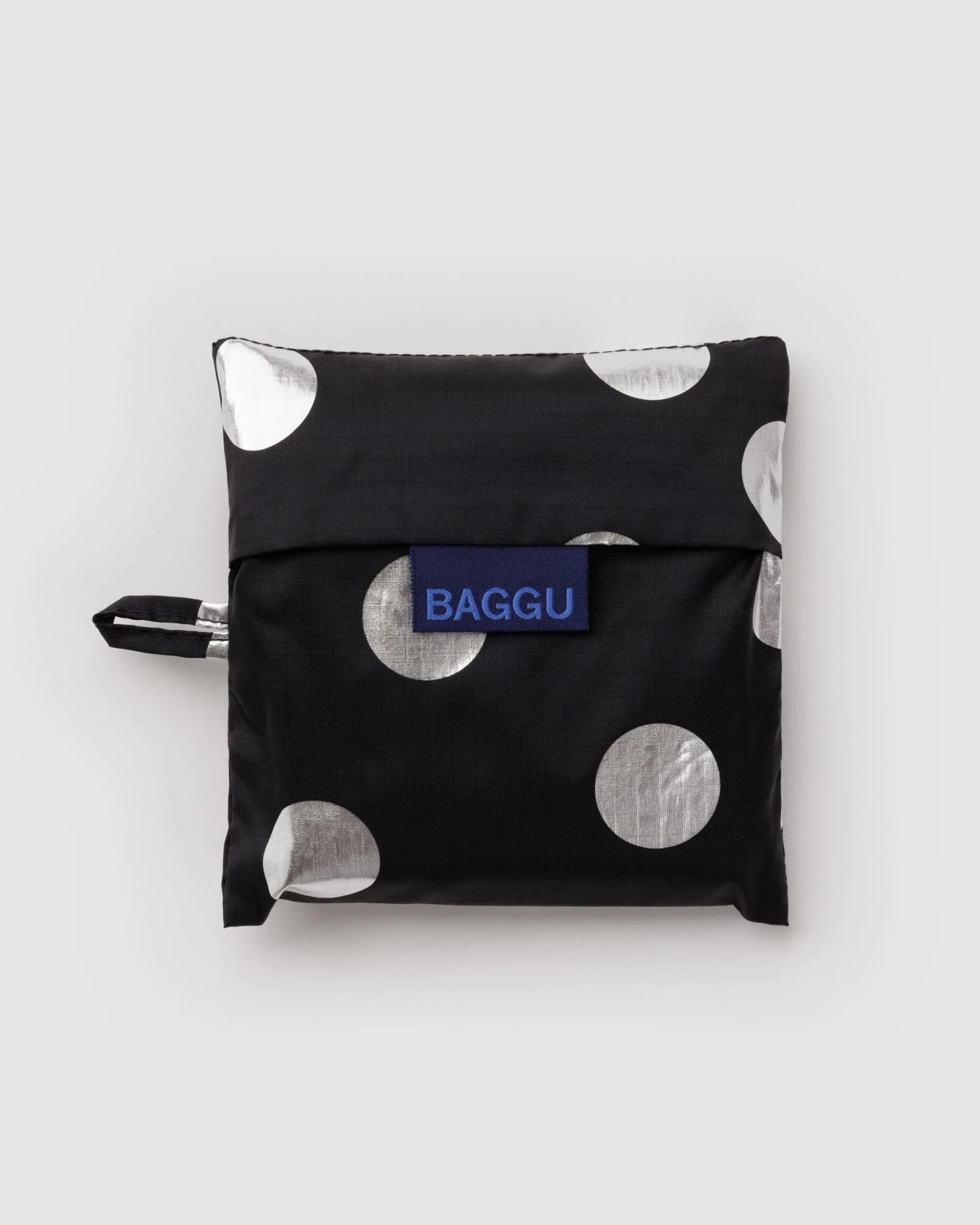 Standard Baggu kestokassi - Silver Metallic Polka Dot - Lempi Lifestyle