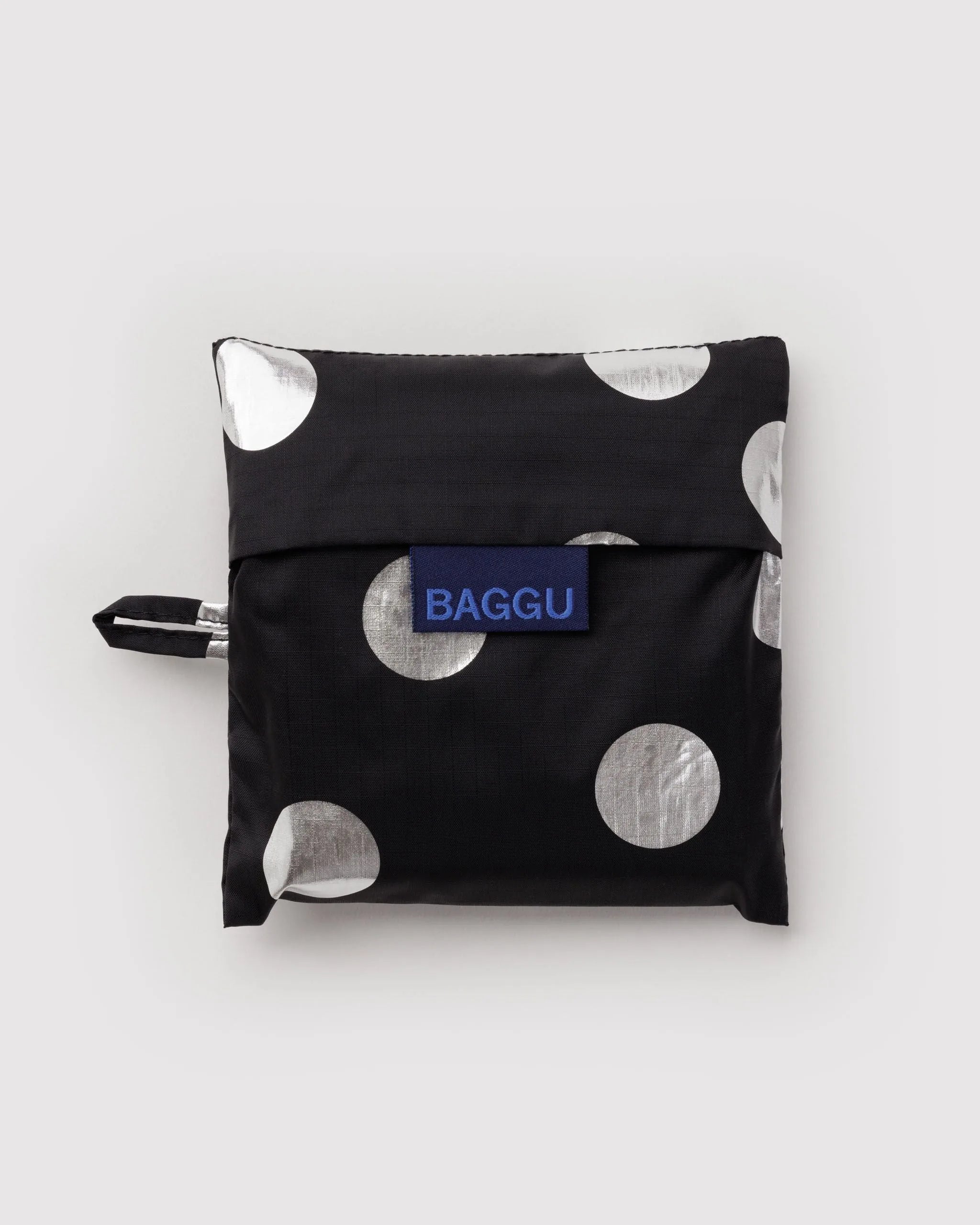 Standard Baggu kestokassi - Silver Metallic Polka Dot - Lempi Lifestyle