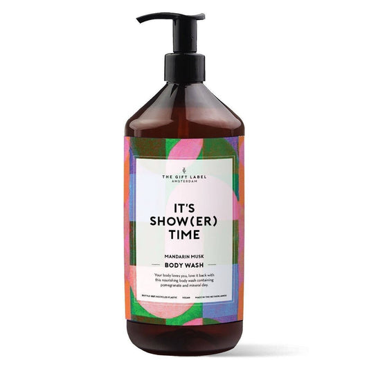 Suihkusaippua The Gift Label It’s Show(er) Time I vegaaninen suihkugeeli 1000 ml - Lempi Lifestyle