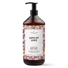 Suihkusaippua The Gift Label Lots of Love I vegaaninen suihkugeeli 1000 ml - Lempi Lifestyle