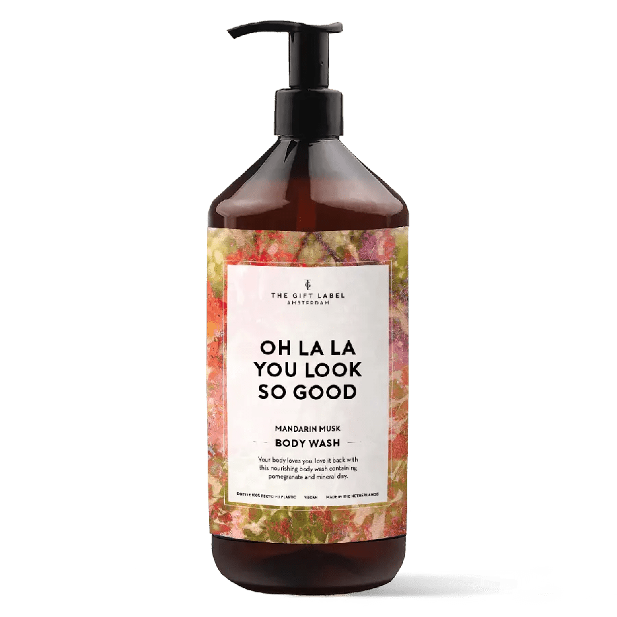 Suihkusaippua The Gift Label Oh La La You Look So Good I vegaaninen suihkugeeli 1000 ml - Lempi Lifestyle