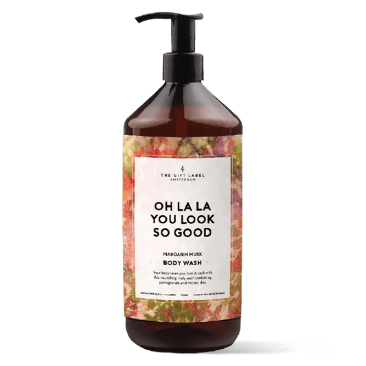 Suihkusaippua The Gift Label Oh La La You Look So Good I vegaaninen suihkugeeli 1000 ml - Lempi Lifestyle