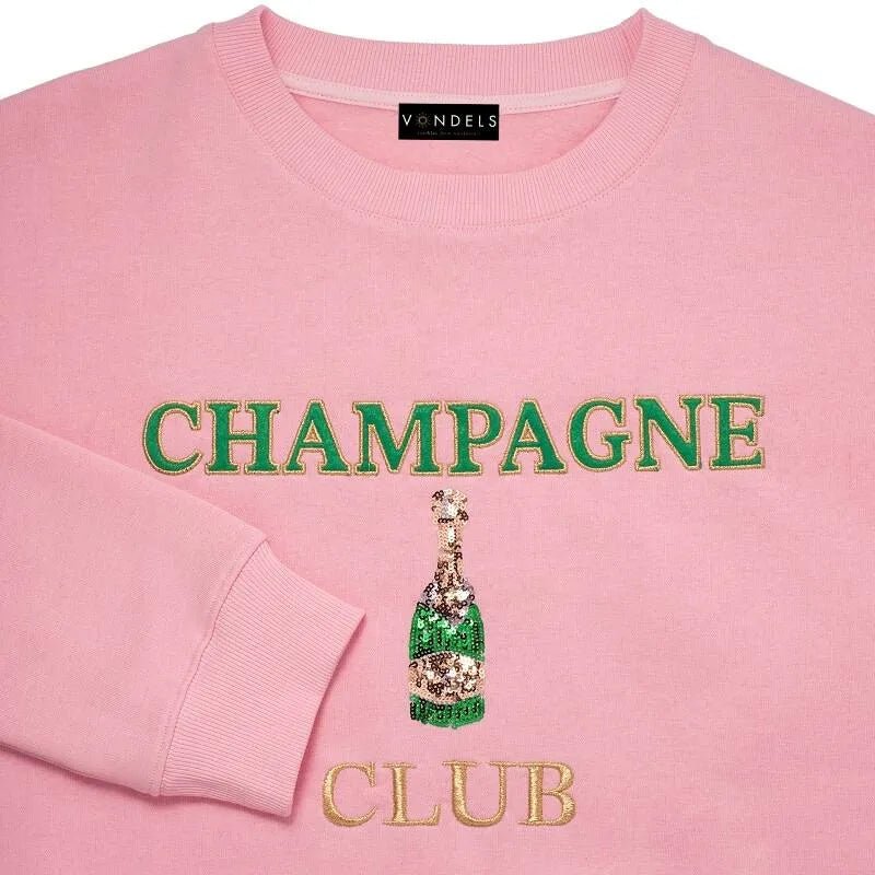 Swetari champagne club I vaaleanpunainen - Lempi Lifestyle