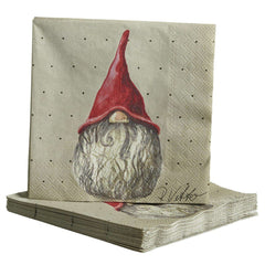 Tonttu servetit 25x25cm - Lempi Lifestyle