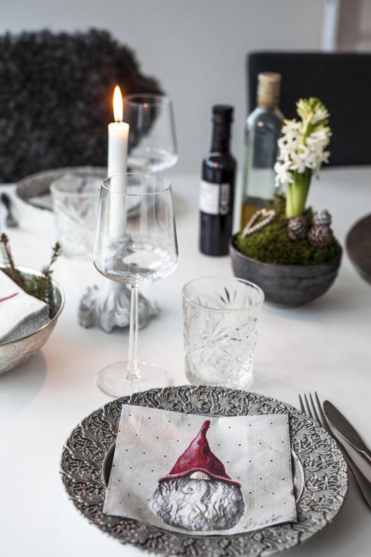 Tonttu servetit 25x25cm - Lempi Lifestyle