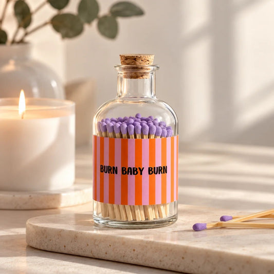 Tulitikkupullo Iso pullo - Burn Baby Burn - Lempi Lifestyle
