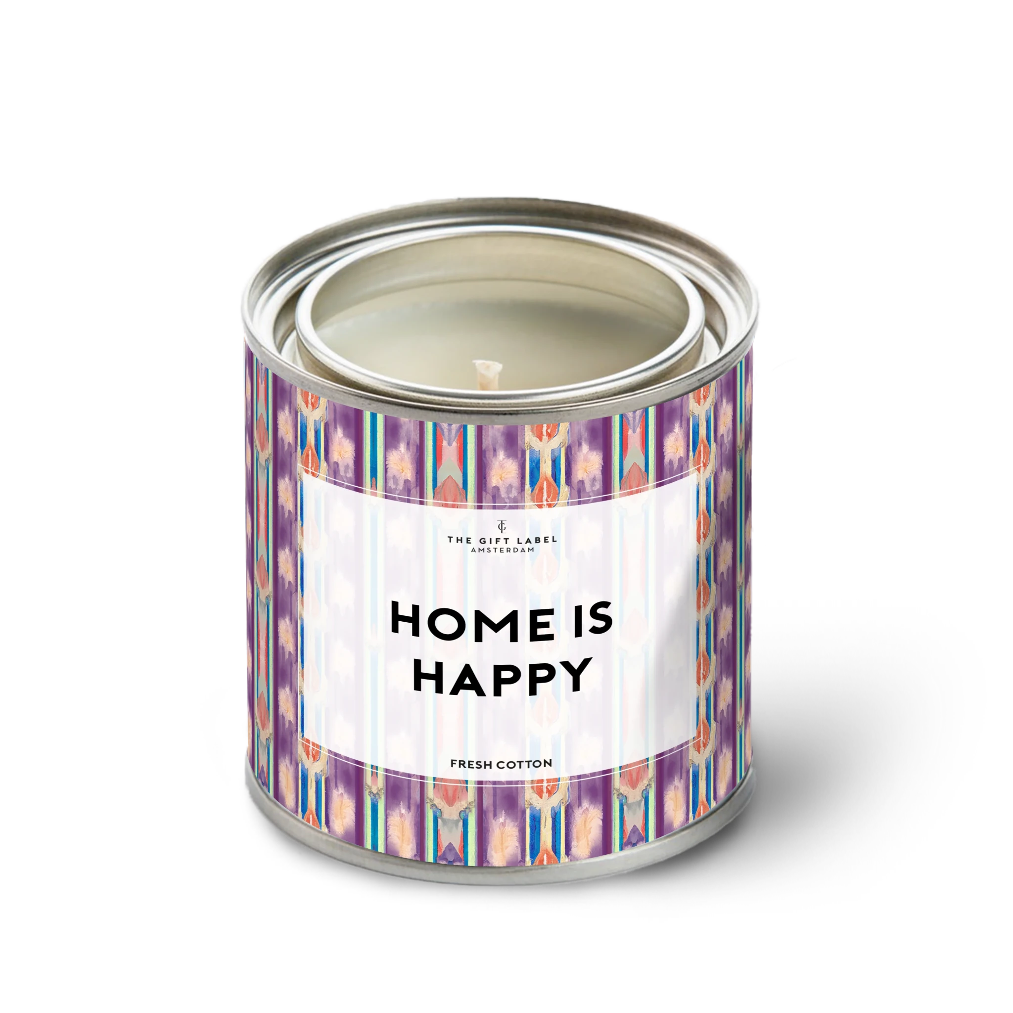 Tuoksukynttilä peltirasiassa - Home Is Happy ,Jasmine Vanilla - Lempi Lifestyle