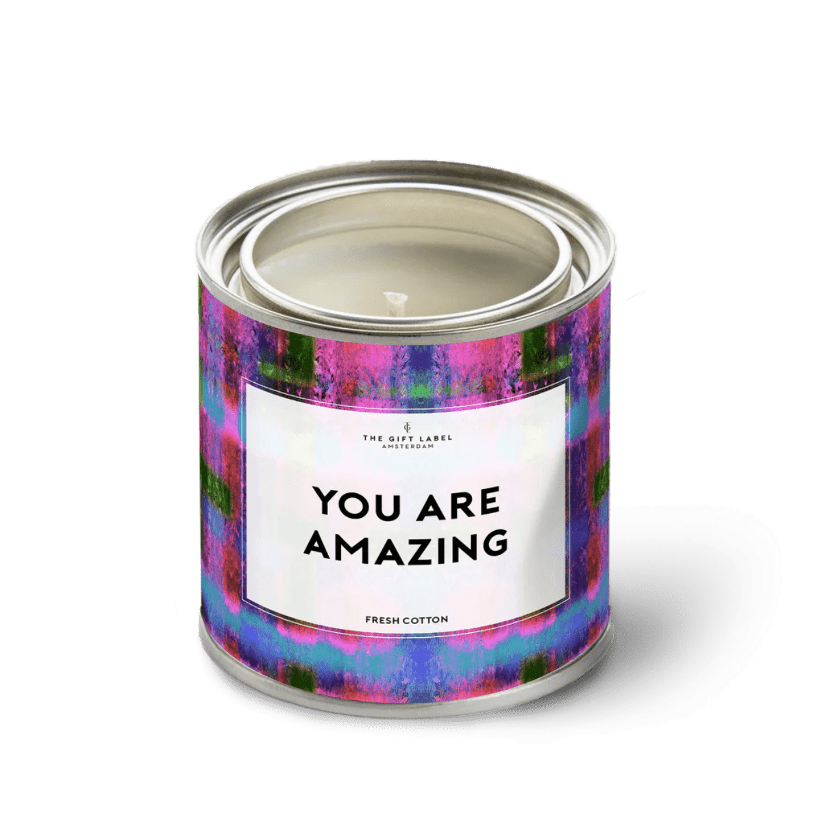 Tuoksukynttilä peltirasiassa - You are amazing, Fresh Cotton - Lempi Lifestyle