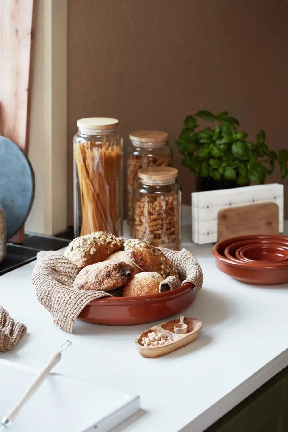 Tyylikäs lasipurkki kannella keittiöön - Lempi Lifestyle