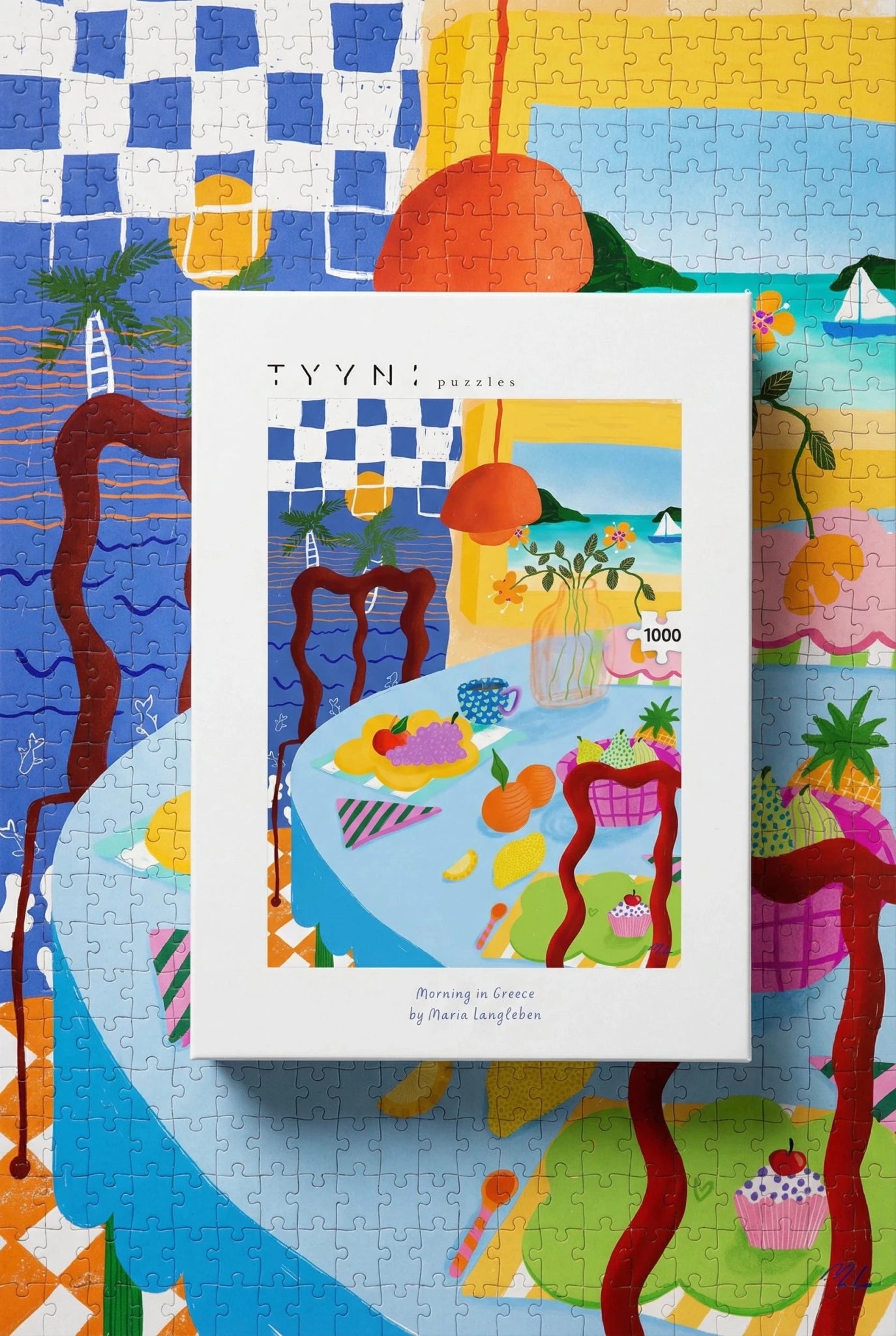 Tyyni Puzzles - Morning in Greece (1000 palaa) - Lempi Lifestyle