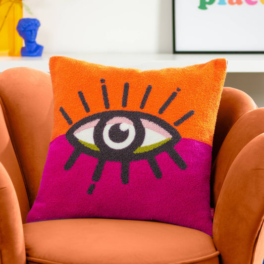 Tyynynpäällinen silmä - All eyes on you 45 x 45 cm - Lempi Lifestyle