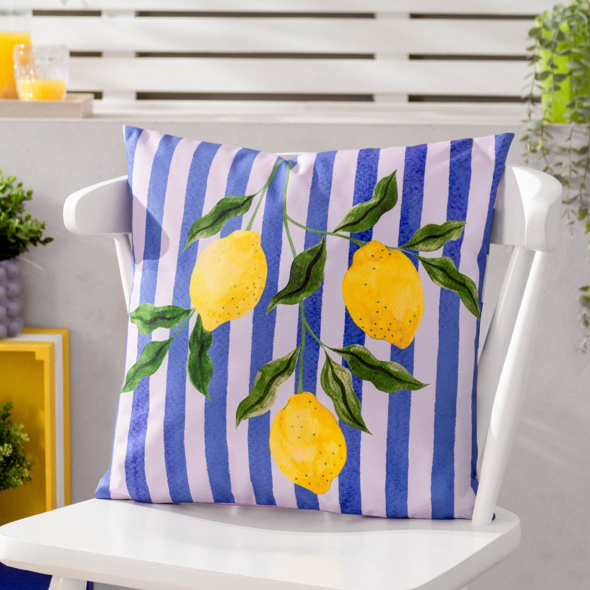 Ulkotyyny lemons 43 x 43cm - Lempi Lifestyle