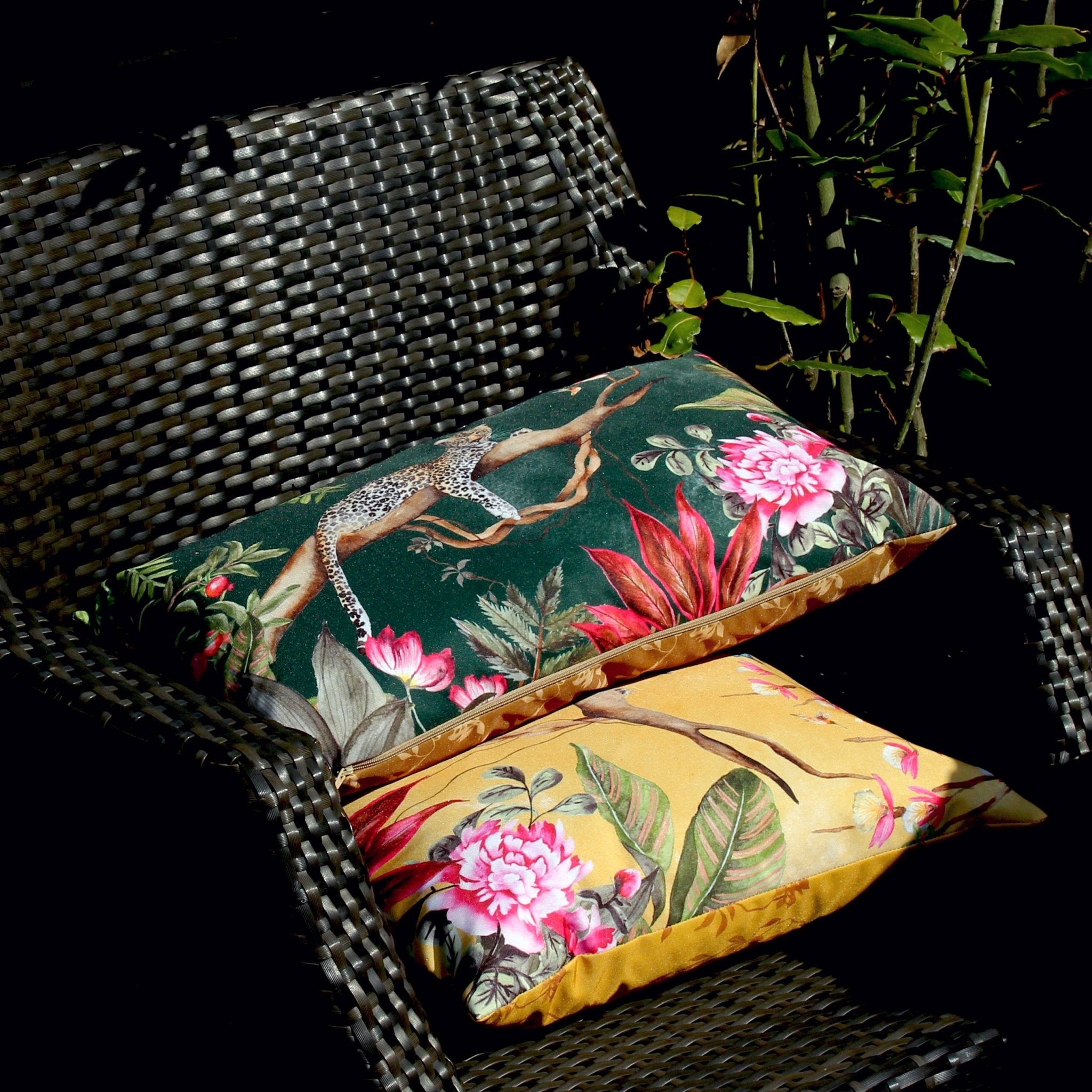 Ulkotyyny Leopard keltainen 43 x 43cm - Lempi Lifestyle