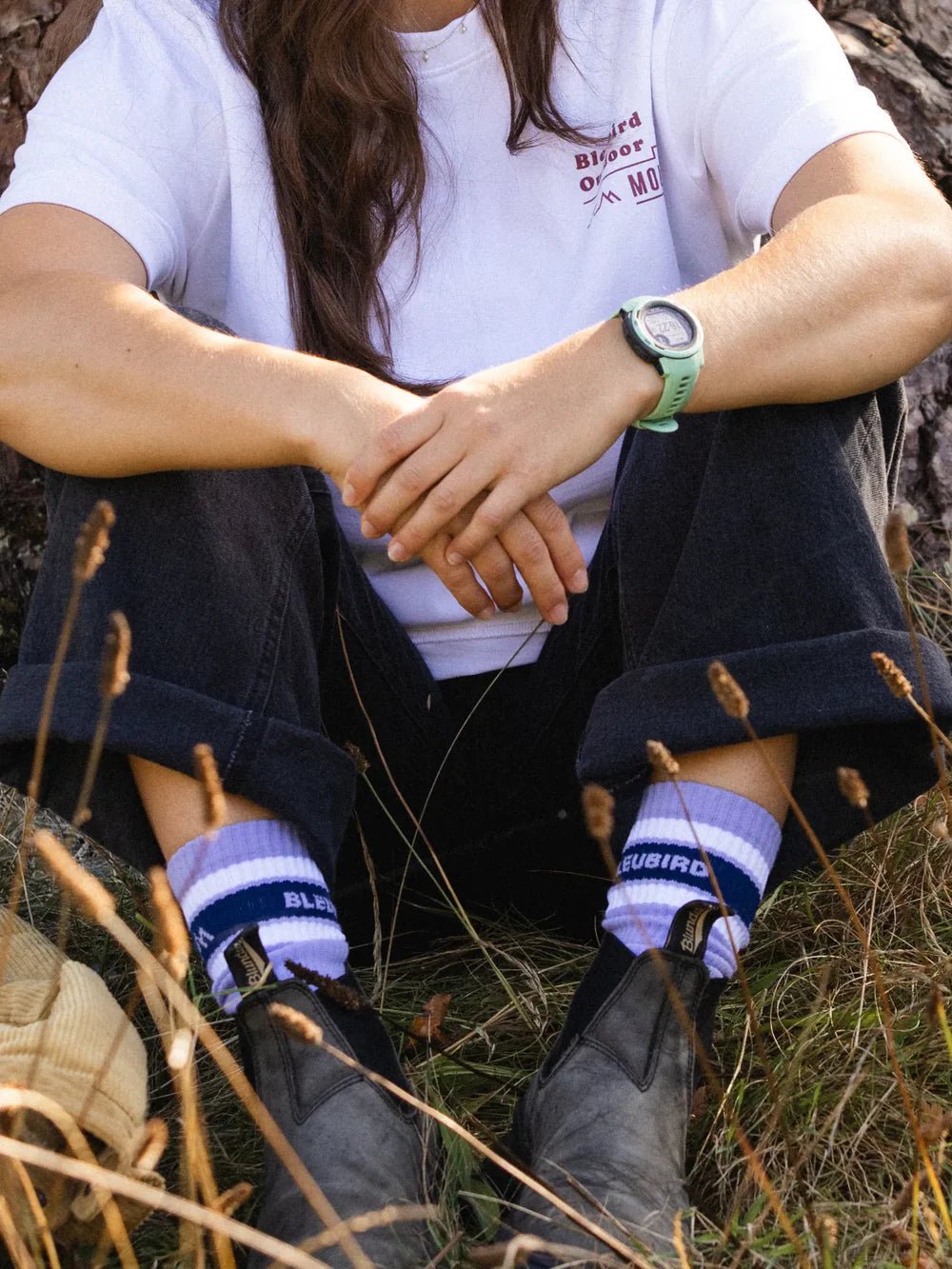 Urheilusukat Bleubird - laventeli - Lempi Lifestyle